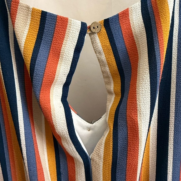 Apt. 9 Multicolor Striped Jumpsuit Size XL - Picture 3 of 5